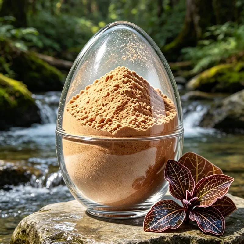 သဘာဝ ဖြည့်စွက်စာ မပါသော Anoectochilus Total Flavonoids 1% Extract Powder