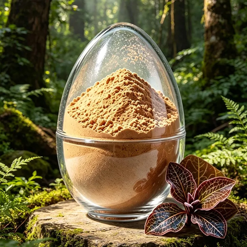 သဘာဝ ပရီမီယံ Anoectochilus စုစုပေါင်း Flavonoids 2% အအေးခံ အခြောက်မှုန့်